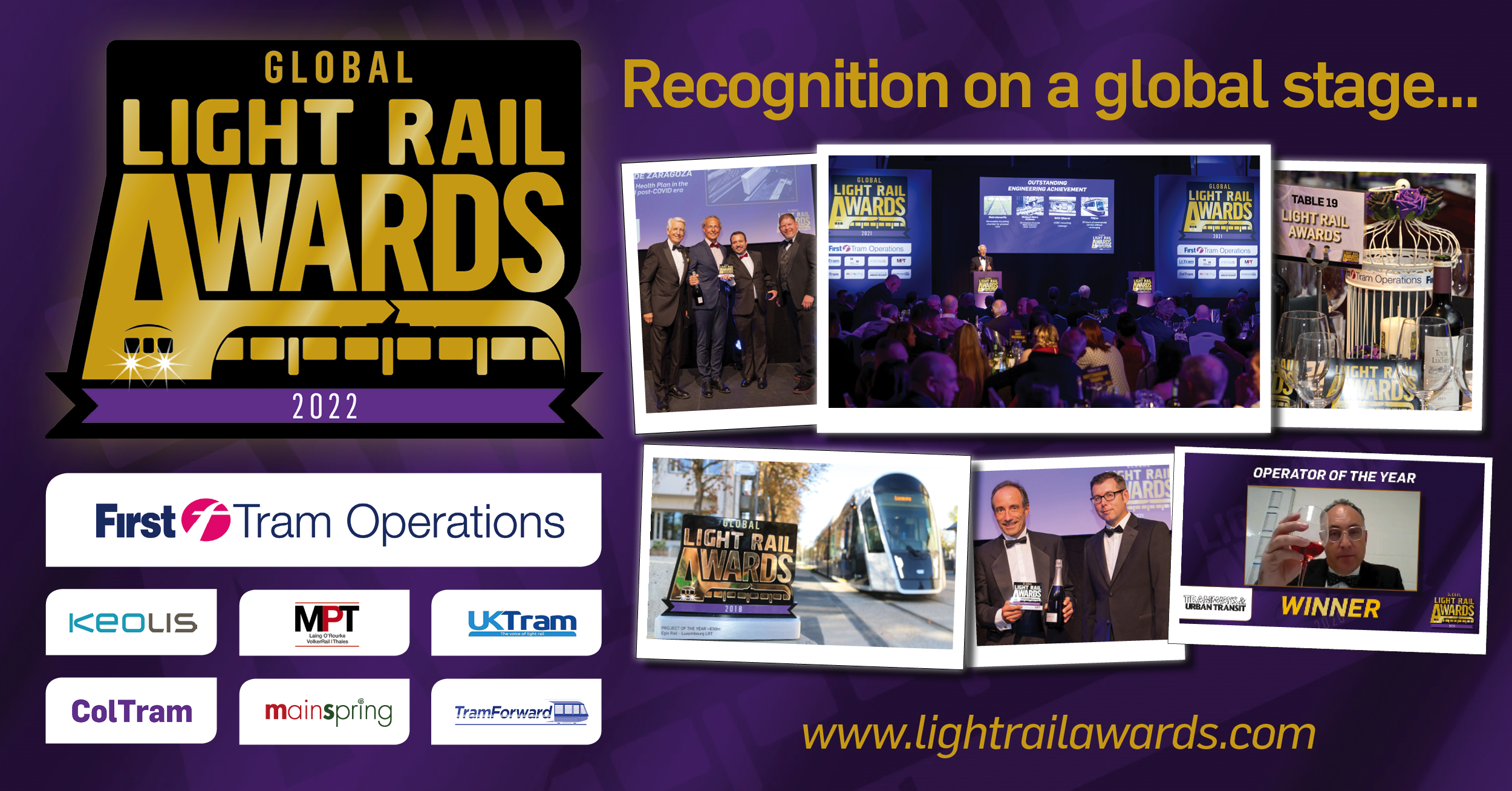 Less than a month to go for submissions for this year's Global Light Rail Awards | UK Tram